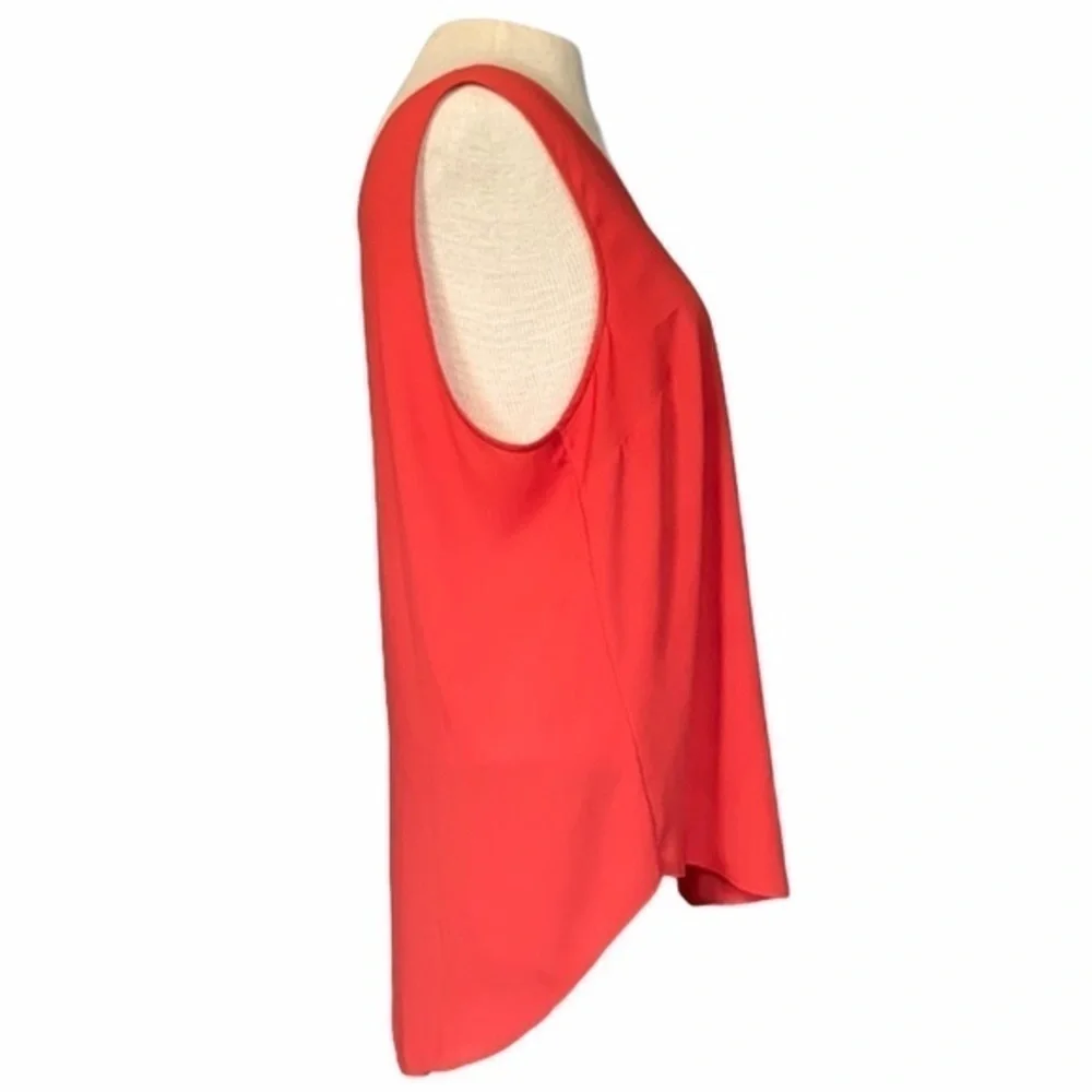 J.Crew sleeveless high-low top size 14,Orange